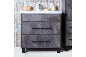 Мебель для ванной Бриклаер Чили 80 цемент - 3