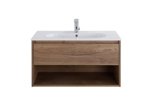 Комплект мебели BelBagno Kraft 90 темное дерево - 2