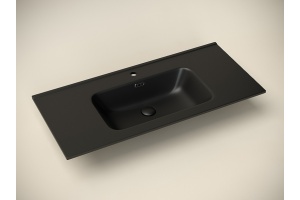 Накладная раковина Ceramica Nova Element 101х46 черная матовая - 2