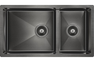 Мойка кухонная Paulmark Axel 78 темный хром