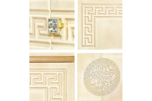 Зеркало Misty Olimpia Lux 75 R бежевая патина - 3