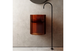 Раковина подвесная Abber Kristall 42 коричневый