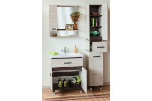 Тумба для комплекта Sanflor Техас 60, венге-орегон - 2