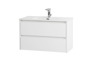 Тумба с раковиной Belbagno Kraft 39 80 белый матовый - 3
