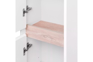 Шкаф-пенал Aquaton Нортон 34 R белый глянец - 3