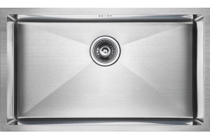 Мойка кухонная Paulmark Valde 74 брашированная сталь