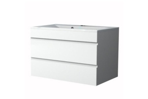 Тумба под раковину подвесная Stella Polar Памелла 70 белая