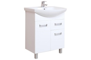 Тумба с раковиной Onika Балтика 60 белый