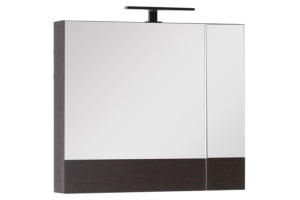 Зеркало-шкаф Aquanet Нота 75 камерино венге