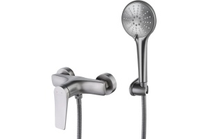 Смеситель Lemark Bronx для душа, графит LM3703GM