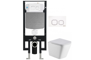 Комплект Weltwasser AMBERG 497 + GELBACH 004 MT-WT + AMBERG RD-WT (10000006613)