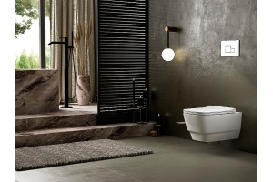 Чаша для подвесного унитаза Boheme Bello белая матовая без сиденья - 2