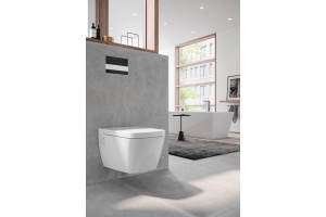 Унитаз подвесной TECE One 9700200 безободковый с биде - 2