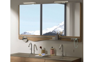 EB1841RU-P13 Sherwood Полочка для зеркала, 120 см, состаренный дуб - 2