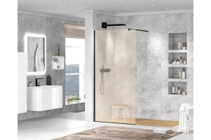 Душевая перегородка Cezares Liberta 90 черный (LIBERTA-L-1-90-120-BR-NERO) - 2