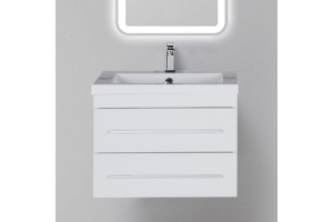 Тумба с раковиной Aquanet Нота 58 белая