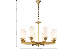 Подвесная люстра Favourite Sollemnis 2621-8P - 3