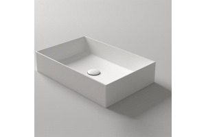 SIMAS AGILE Раковина на столешницу 60х40 см,без перелива, без отв  под смеситель,цвет белый - 2