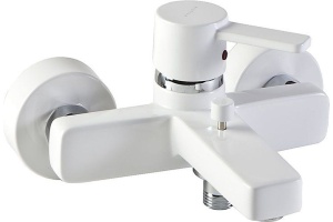 Смеситель для ванны Kludi  белый, хром (386709175)