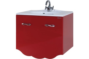 Тумба для комплекта Bellezza Версаль 90 красная 1 внутренний ящик