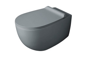 Чаша для подвесного унитаза Simas Vignoni серый матовый, без сиденья (VI18)