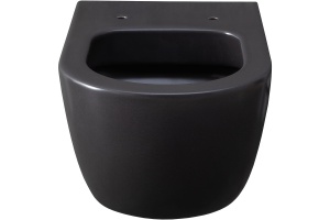 Унитаз подвесной Allen Brau Priority безободковый с сиденьем микролифт антрацит - 3