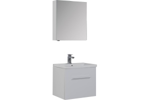 Зеркало-шкаф Aquanet Порто 60 белый - 2