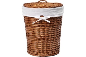 Корзина для белья Wasserkraft Leine WB-350-L светло-коричневая, большая