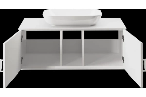 Тумба под раковину Brevita Richard 105 белый (RICH-06105-01-01) - 3