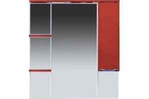 Зеркало Misty Кристи 90 R бордо с подсветкой