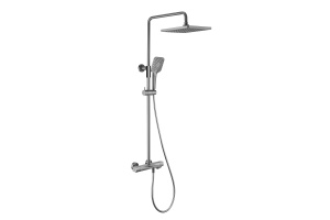 Душевая стойка Vincea Next термостатическая сталь