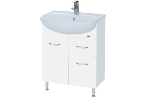 Тумба для комплекта Bellezza Уют 60 1 ящик белая