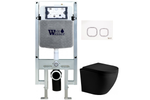 Комплект Weltwasser AMBERG 497 ST + MERZBACH 004 MT-BL + AMBERG RD-WT (10000006726)