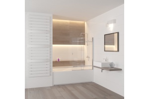 Шторка на ванну RGW Screens SC-44 100х150 профиль хром