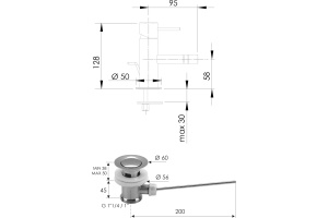 Смеситель для биде Remer X Style X20 - 3