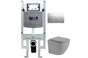 Комплект Weltwasser AMBERG 497 ST + MERZBACH 004 MT-GR + AMBERG RD-CR (10000006732)