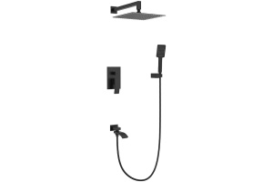 Душевая система Gappo черная матовая