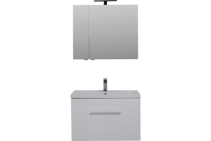 Тумба с раковиной Aquanet Порто 80 белая - 3