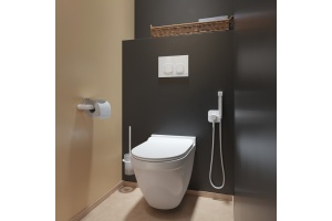 Клавиша смыва, универсальная, белый - 3