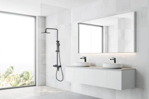 Душевая стойка Lemark Bronx LM3760BL черная - 2