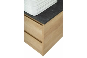 Столешница BelBagno 90х46 черный матовый мрамор (KEP-90-MNO-W0) - 2