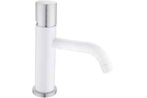 Смеситель Boheme Stick 121-WCR.2 для раковины, white touch chrome