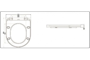 Унитаз-компакт Ceramalux белый (1219A) - 2