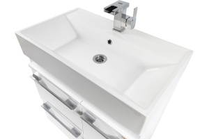 Тумба для комплекта Vod-Ok Мальта 70 с ящиками, белая - 3