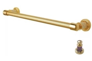 Полотенцедержатель Boheme Murano золото с фиолетовым