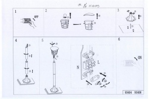 Наземный низкий светильник Eglo ПРОМО Aloria 93408 - 2