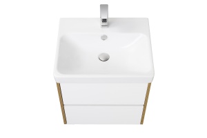 Тумба под раковину Aquaton Сканди 55 белый - светлое дерево