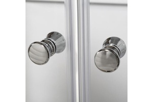 Душевая кабина Deto L 90х90 с подсветкой, хром (L609LED) - 3