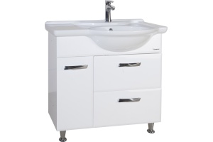 Тумба для комплекта Bellezza Балтика 90 R белая