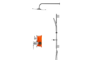 Swedbe Platta Душевой комплект со встроенным смесителем (с монтажным боксом) и верхним душем 5536 - 2